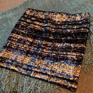 Sequence mini skirt